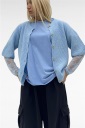 cardigan con manica 3/4 sally